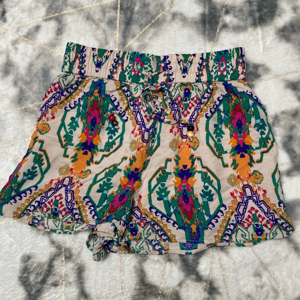 Zara Aztec Print Shorts